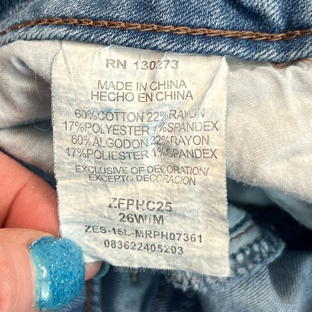 Riders by Lee Indigo Capris Womens 26 Blue Denim Light Wash Casual Everday Pants - Picture 9 of 10
